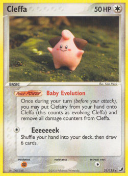 Cleffa⁣ - EX Unseen Forces⁣ (Rare)⁣ [21]