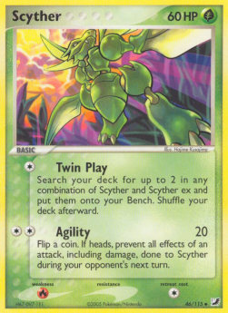 Scyther⁣ - EX Unseen Forces⁣ (Uncommon)⁣ [46]