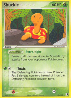 Shuckle⁣ - EX Unseen Forces⁣ (Uncommon)⁣ [47]