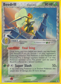 Beedrill δ Delta Species⁣ - EX Delta Species⁣ (Holo Rare)⁣ [1]