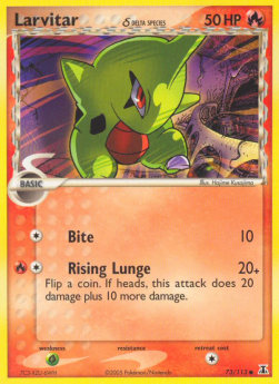 Larvitar δ Delta Species⁣ - EX Delta Species⁣ (Common)⁣ [73]