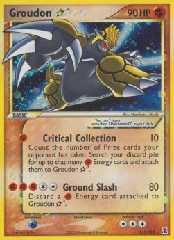 Groudon Gold Star⁣ - EX Delta Species⁣ (Secret Rare)⁣ [111]