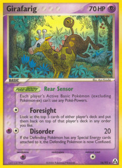 Girafarig⁣ - EX Legend Maker⁣ (Rare)⁣ [16]