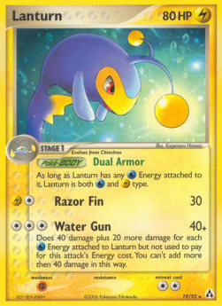 Lanturn⁣ - EX Legend Maker⁣ (Rare)⁣ [19]