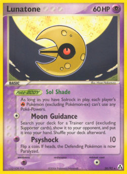 Lunatone⁣ - EX Legend Maker⁣ (Rare)⁣ [20]
