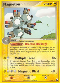 Magneton⁣ - EX Legend Maker⁣ (Rare)⁣ [22]