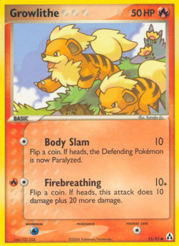 Growlithe⁣ - EX Legend Maker⁣ (Common)⁣ [55]