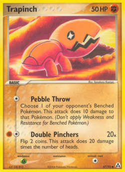 Trapinch⁣ - EX Legend Maker⁣ (Common)⁣ [67]