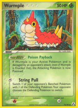 Wurmple⁣ - EX Legend Maker⁣ (Common)⁣ [70]