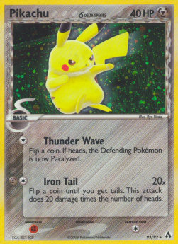 Pikachu δ Delta Species⁣ - EX Legend Maker⁣ (Secret Rare)⁣ [93]