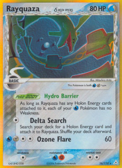 Rayquaza δ Delta Species (Hydro Barrier)⁣ - EX Holon Phantoms⁣ (Holo Rare)⁣ [16]