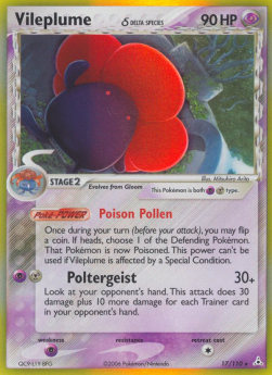 Vileplume δ Delta Species⁣ - EX Holon Phantoms⁣ (Holo Rare)⁣ [17]