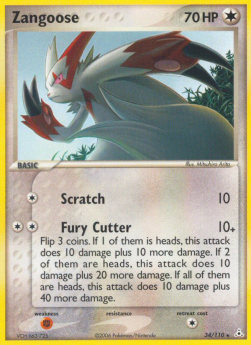 Zangoose⁣ - EX Holon Phantoms⁣ (Rare)⁣ [34]
