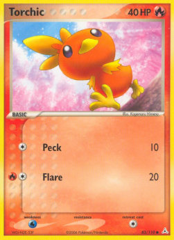 Torchic⁣ - EX Holon Phantoms⁣ (Common)⁣ [83]