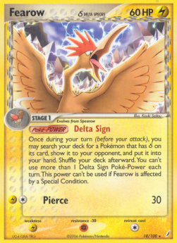 Fearow δ Delta Species⁣ - EX Crystal Guardians⁣ (Rare)⁣ [18]