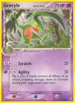 Grovyle δ Delta Species⁣ - EX Crystal Guardians⁣ (Rare)⁣ [19]