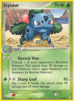 Ivysaur⁣ - EX Crystal Guardians⁣ (Uncommon)⁣ [35]