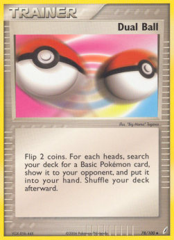 Dual Ball⁣ - EX Crystal Guardians⁣ (Uncommon)⁣ [78]