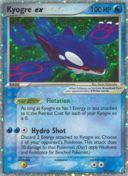 Kyogre ex⁣ - EX Crystal Guardians⁣ (Ultra Rare)⁣ [95]
