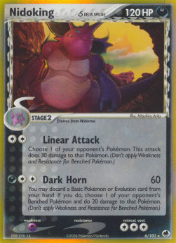 Nidoking δ Delta Species⁣ - EX Dragon Frontiers⁣ (Holo Rare)⁣ [6]