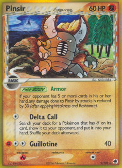 Pinsir δ Delta Species⁣ - EX Dragon Frontiers⁣ (Holo Rare)⁣ [9]