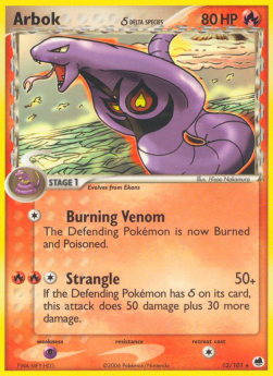 Arbok δ Delta Species⁣ - EX Dragon Frontiers⁣ (Rare)⁣ [13]