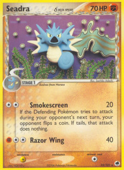 Seadra δ Delta Species⁣ - EX Dragon Frontiers⁣ (Rare)⁣ [22]