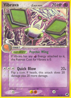 Vibrava δ Delta Species⁣ - EX Dragon Frontiers⁣ (Rare)⁣ [24]