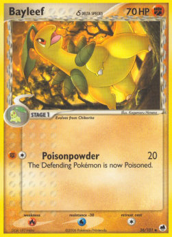 Bayleef δ Delta Species⁣ - EX Dragon Frontiers⁣ (Uncommon)⁣ [26]