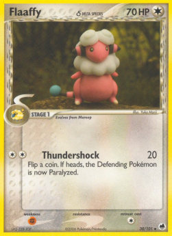 Flaaffy δ Delta Species⁣ - EX Dragon Frontiers⁣ (Uncommon)⁣ [30]