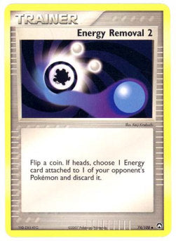 Energy Removal 2⁣ - EX Power Keepers⁣ (Uncommon)⁣ [74]