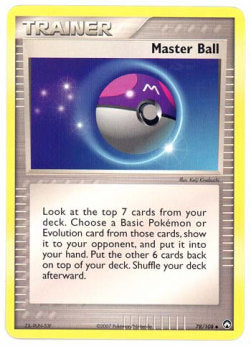 Master Ball⁣ - EX Power Keepers⁣ (Uncommon)⁣ [78]
