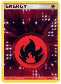 Fire Energy⁣ - EX Power Keepers⁣ (Holo Rare)⁣ [104]