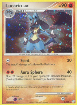 Lucario Lv.30⁣ - Diamond & Pearl⁣ (Holo Rare)⁣ [6]