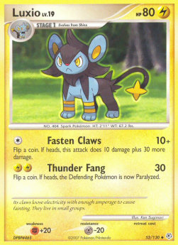Luxio Lv.19⁣ - Diamond & Pearl⁣ (Uncommon)⁣ [52]