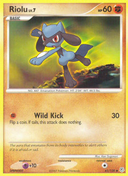 Riolu Lv.7⁣ - Diamond & Pearl⁣ (Uncommon)⁣ [61]