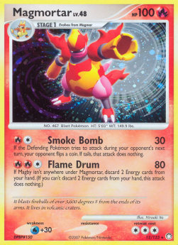 Magmortar Lv.48⁣ - Mysterious Treasures⁣ (Holo Rare)⁣ [12]