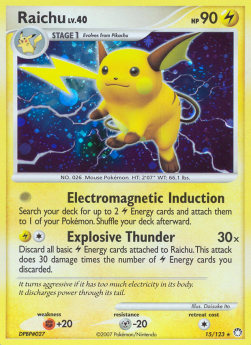 Raichu Lv.40⁣ - Mysterious Treasures⁣ (Holo Rare)⁣ [15]