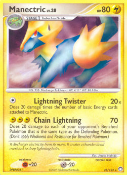 Manectric Lv.38⁣ - Mysterious Treasures⁣ (Rare)⁣ [28]