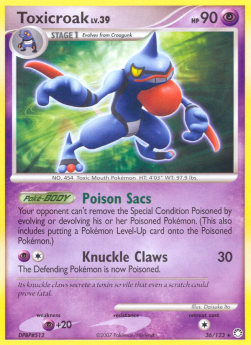 Toxicroak Lv.39⁣ - Mysterious Treasures⁣ (Rare)⁣ [36]