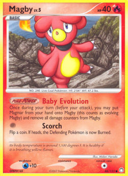 Magby Lv.5⁣ - Mysterious Treasures⁣ (Common)⁣ [88]