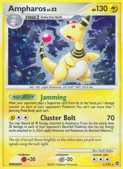 Ampharos Lv.52⁣ - Secret Wonders⁣ (Holo Rare)⁣ [1]