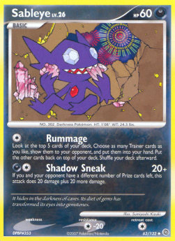 Sableye Lv.26⁣ - Secret Wonders⁣ (Uncommon)⁣ [63]