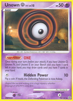 Unown [O] Lv.12⁣ - Secret Wonders⁣ (Uncommon)⁣ [70]