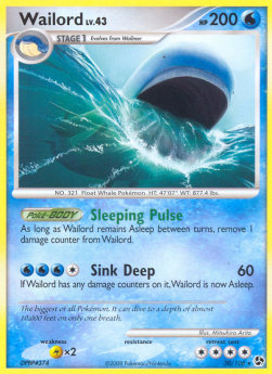Wailord Lv.43⁣ - Great Encounters⁣ (Rare)⁣ [30]