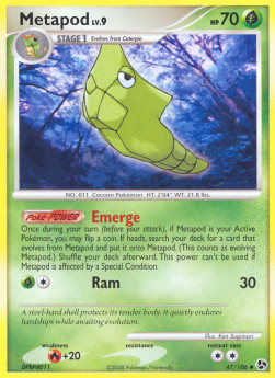 Metapod Lv.9⁣ - Great Encounters⁣ (Uncommon)⁣ [47]