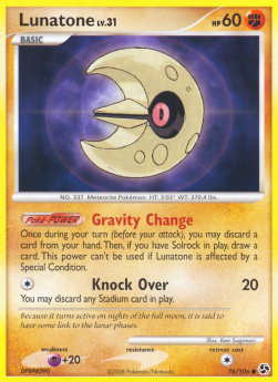 Lunatone Lv.31⁣ - Great Encounters⁣ (Common)⁣ [76]