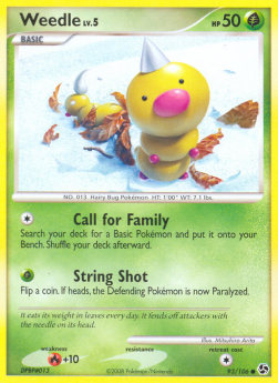 Weedle Lv.5⁣ - Great Encounters⁣ (Common)⁣ [93]