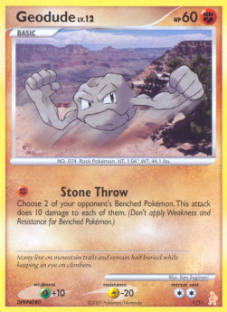 Geodude Lv.12⁣ - DP Trainer Kit⁣ (Common)⁣ [L1]