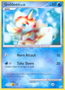 Goldeen Lv.14⁣ - DP Trainer Kit⁣ (Common)⁣ [M3]